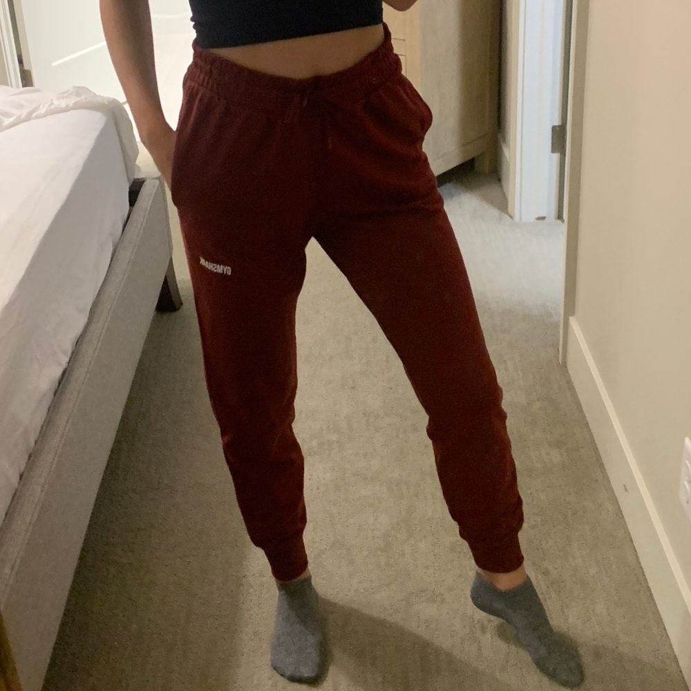 Gymshark joggers Maroon